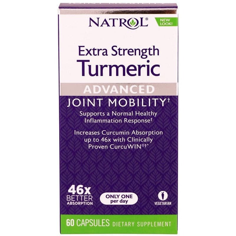 Natrol Turmeric Extra Strength 60 caps Kurkuma - Sklep Witaminki.pl