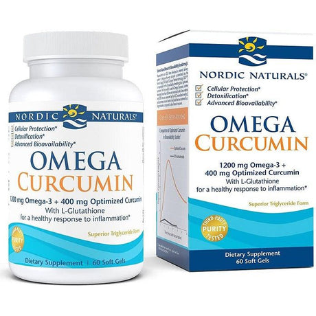 Kurkumina Nordic Naturals Omega Curcumin 1200mg 60 softgels - Sklep Witaminki.pl