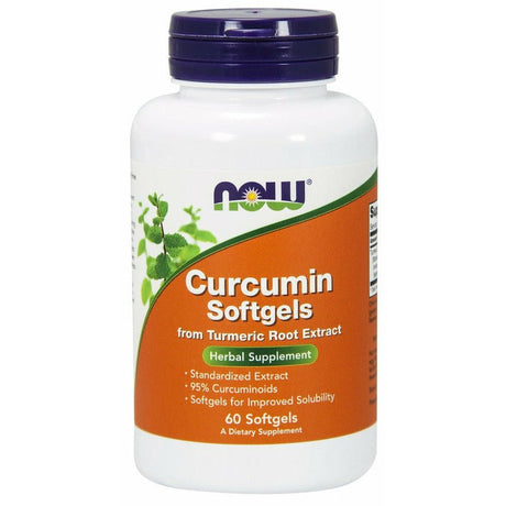 Kurkumina NOW Foods Curcumin 60 softgels - Sklep Witaminki.pl