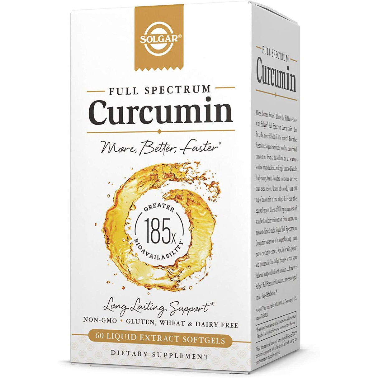 Kurkumina Solgar Full Spectrum Curcumin 60 liquid softgels - Sklep Witaminki.pl