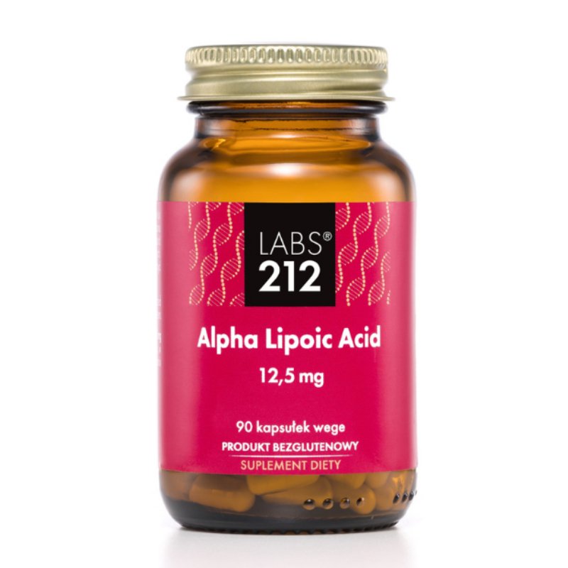 Labs212 Alpha Lipoic Acid 12.5 mg 90 caps Kwas Alfa Liponowy - Sklep Witaminki.pl