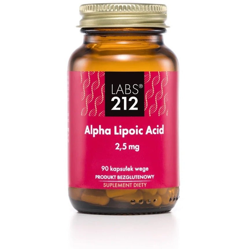 Labs212 Alpha Lipoic Acid 2.5 mg 90 caps Kwas Alfa Liponowy - Sklep Witaminki.pl