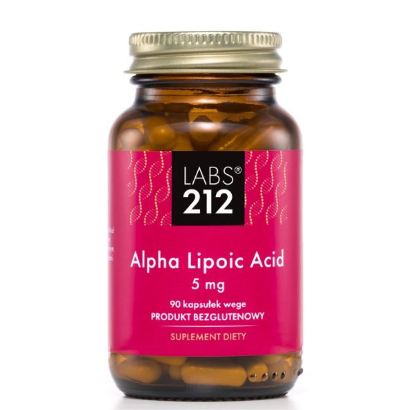 Labs212 Alpha Lipoic Acid 5 mg 90 caps Kwas Alfa Liponowy - Sklep Witaminki.pl