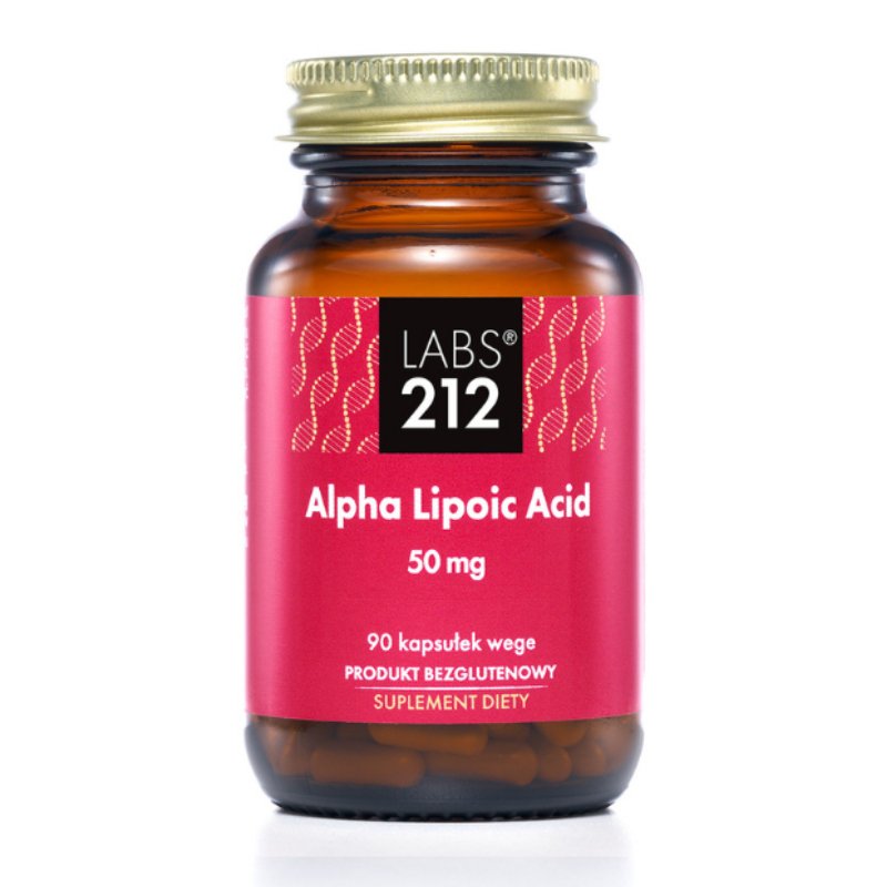 Labs212 Alpha Lipoic Acid 50 mg 90 caps Kwas Alfa Liponowy - Sklep Witaminki.pl