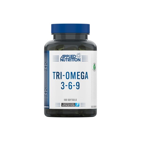 Applied Nutrition Tri - Omega 3 - 6 - 9 100 Softgels Kwasy Omega 3 - 6 - 9 - Sklep Witaminki.pl
