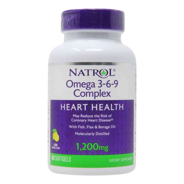 Natrol Omega 3 - 6 - 9 Complex 60 softgels Kwasy Omega 3 - 6 - 9 - Sklep Witaminki.pl