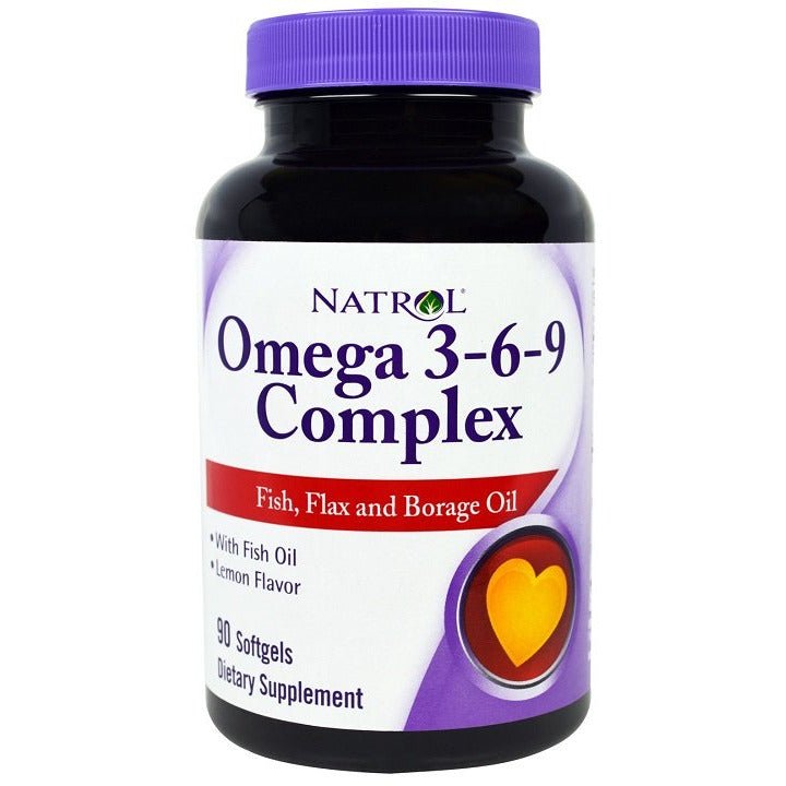 Natrol Omega 3 - 6 - 9 Complex 60 softgels Kwasy Omega 3 - 6 - 9 - Sklep Witaminki.pl