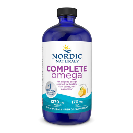 Kwasy Omega 3-6-9 Nordic Naturals Complete Omega Liquid 473 ml Cytryna - Sklep Witaminki.pl