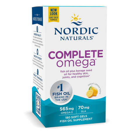 Kwasy Omega 3-6-9 Nordic Naturals Complete Omega Softgels 180 softgels Cytryna - Sklep Witaminki.pl