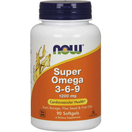Kwasy Omega 3-6-9 NOW Foods Super Omega 3-6-9 1200 mg 90 softgels - Sklep Witaminki.pl
