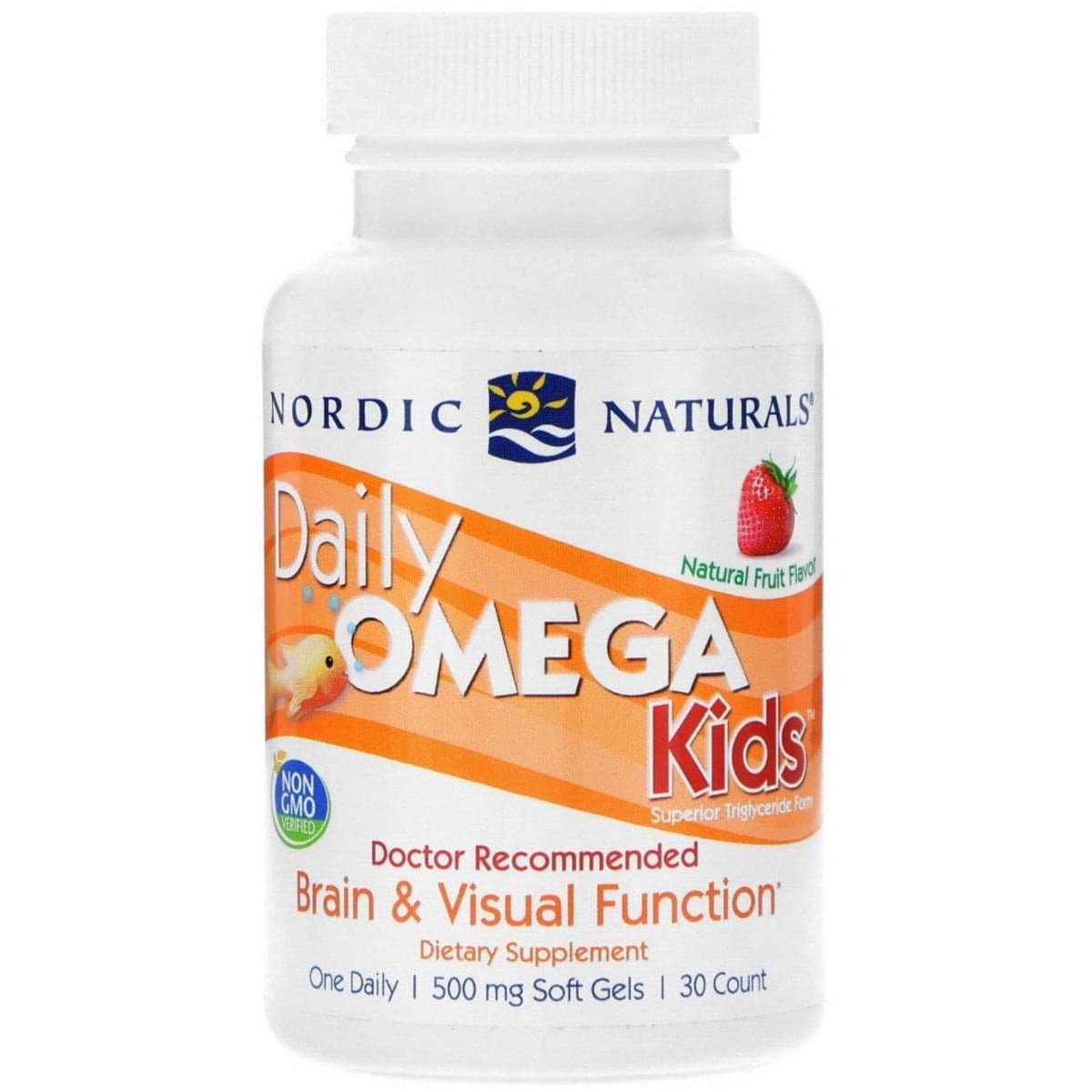 Kwasy Omega-3 dla Dzieci Nordic Naturals Daily OMEGA Kids 30 softgels - Sklep Witaminki.pl