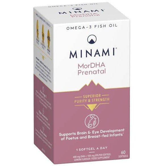 Minami MorDHA Prenatal 60 softgels Kwasy Omega - 3 dla kobiet w ciąży - Sklep Witaminki.pl