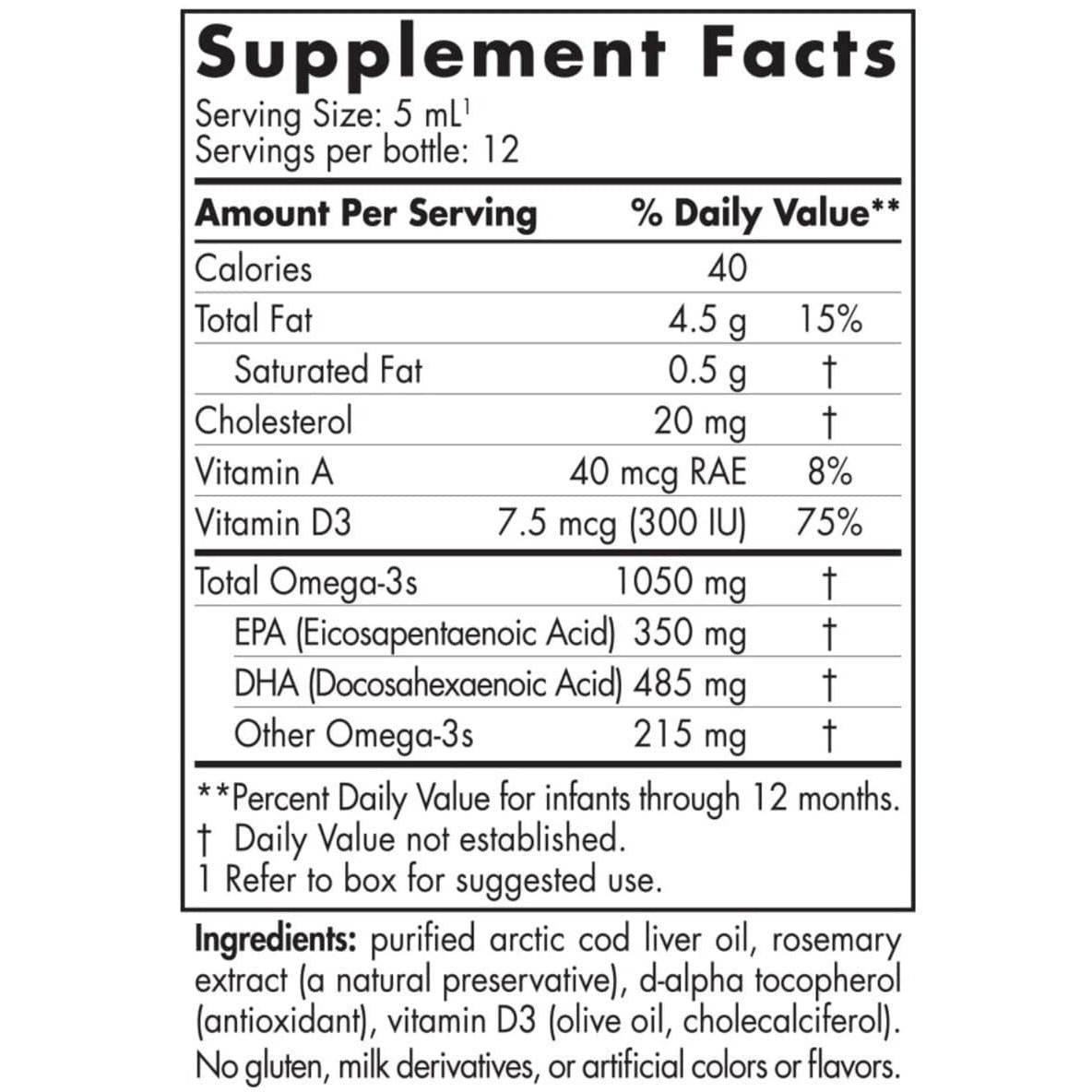 Kwasy Omega-3 dla Niemowląt Nordic Naturals Baby's DHA 60 ml - Sklep Witaminki.pl