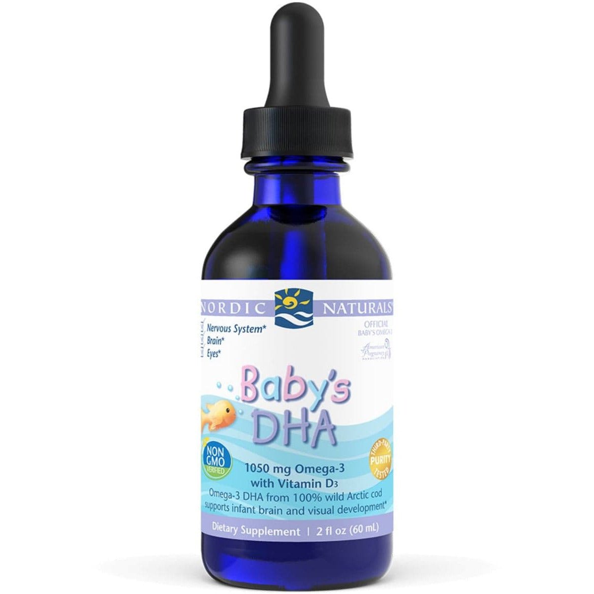 Kwasy Omega-3 dla Niemowląt Nordic Naturals Baby's DHA 60 ml - Sklep Witaminki.pl