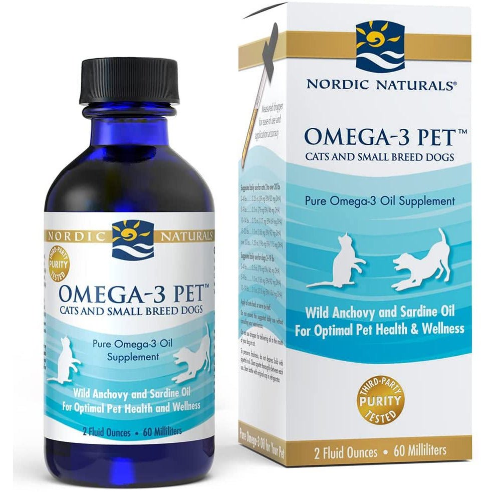 Kwasy Omega-3 dla Psa Nordic Naturals Omega-3 Pet Liquid 60 ml - Sklep Witaminki.pl