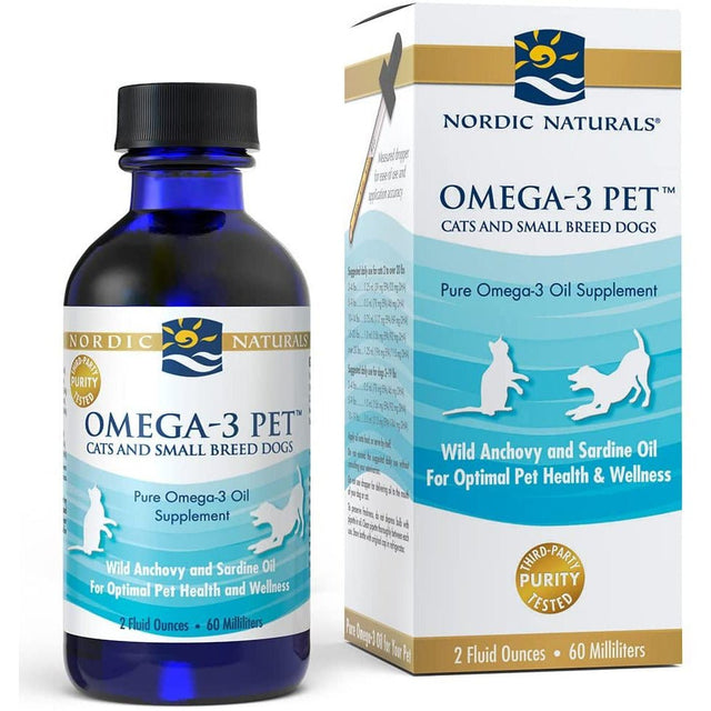 Kwasy Omega-3 dla Psa Nordic Naturals Omega-3 Pet Liquid 60 ml - Sklep Witaminki.pl