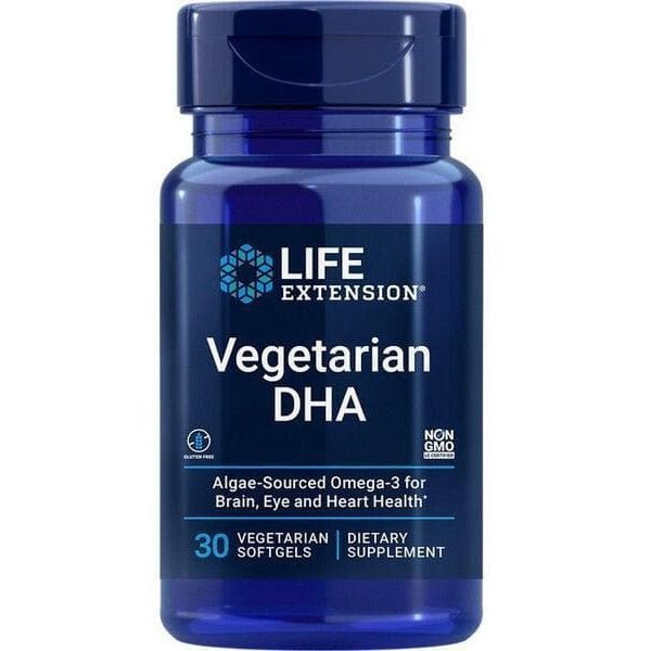 Life Extension Vegetarian DHA 30 vegetarian softgels Kwasy Omega - 3 dla Wegan - Sklep Witaminki.pl