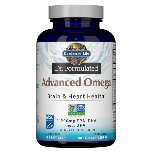 Garden of Life Dr. Formulated Advanced Omega Citrus 180 softgels Kwasy Omega - 3 - Sklep Witaminki.pl