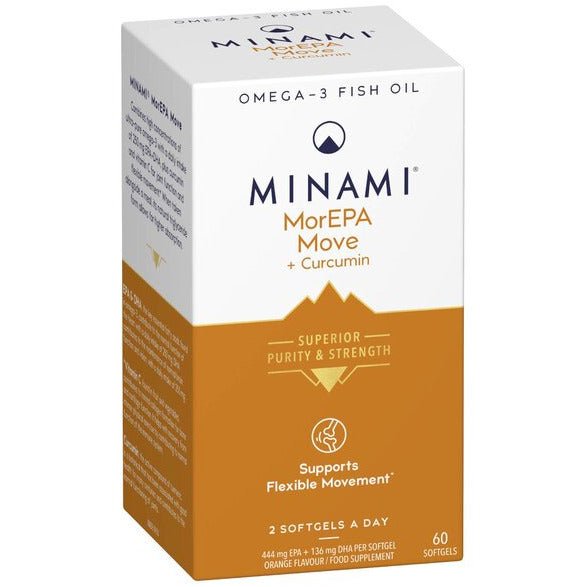 Minami MorEPA Move + Curcumin 60 softgels Kwasy Omega - 3 - Sklep Witaminki.pl