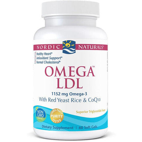 Kwasy Omega-3 Nordic Naturals Omega LDL 60 softgels Cytryna - Sklep Witaminki.pl