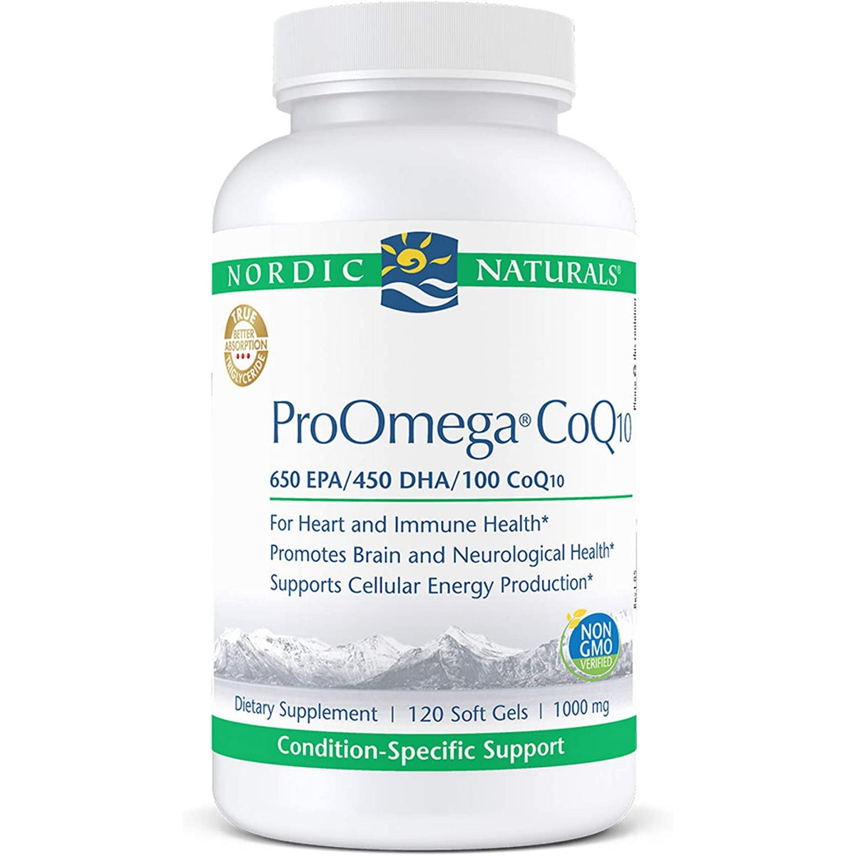 Nordic Naturals ProOmega CoQ10 120 softgels Kwasy Omega - 3 - Sklep Witaminki.pl