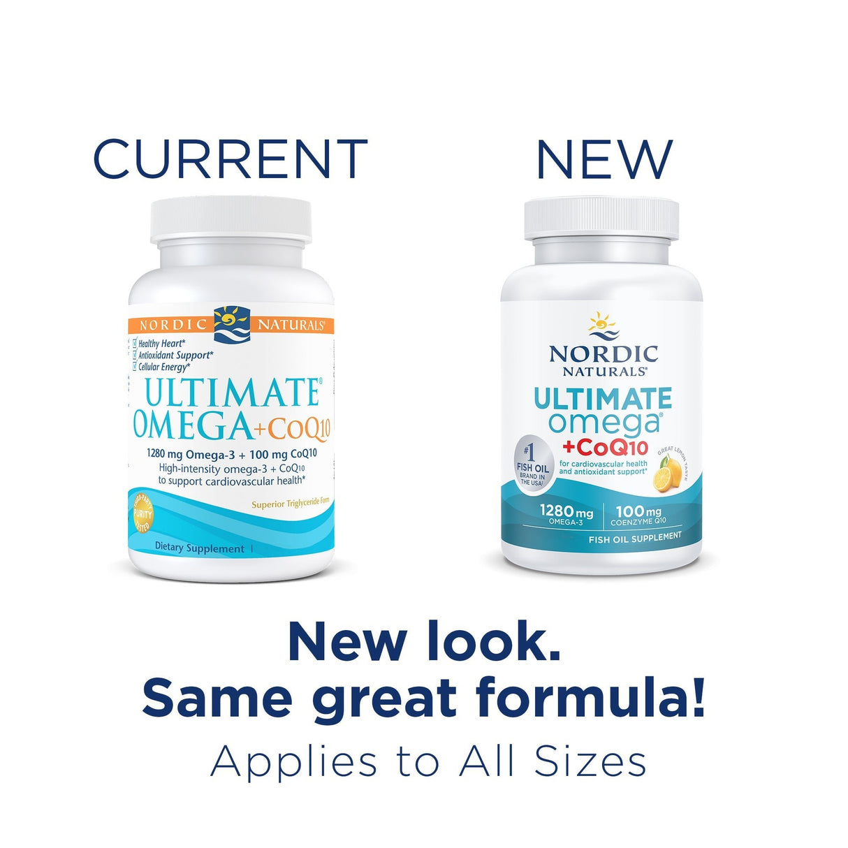 Kwasy Omega-3 Nordic Naturals Ultimate Omega + CoQ10 60 softgels - Sklep Witaminki.pl
