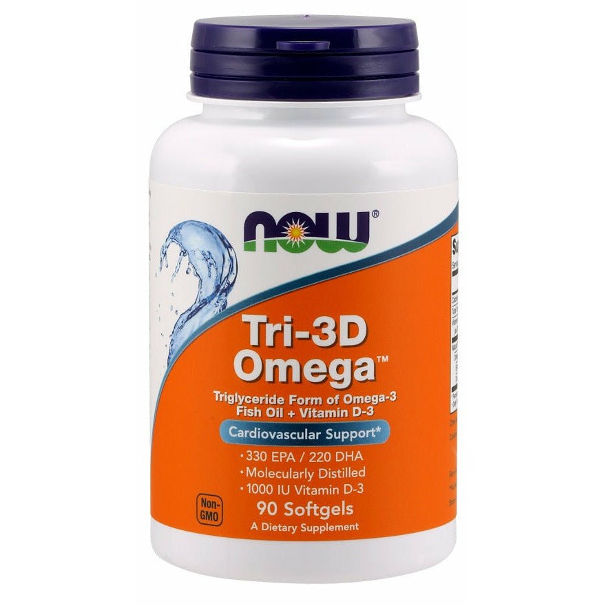NOW Foods Tri - 3D Omega 90 softgels Kwasy Omega - 3 - Sklep Witaminki.pl