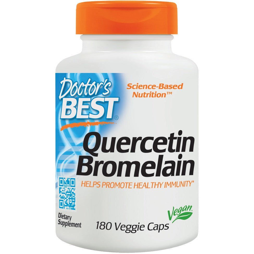 Doctor's BEST Quercetin Bromelain 180 vcaps Kwercetyna - Sklep Witaminki.pl