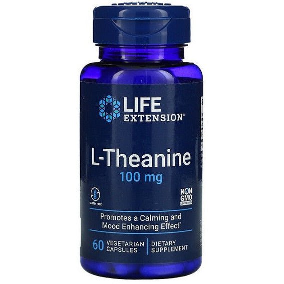 L-Teanina Life Extension L-Theanine 100 mg 60 vcaps - Sklep Witaminki.pl