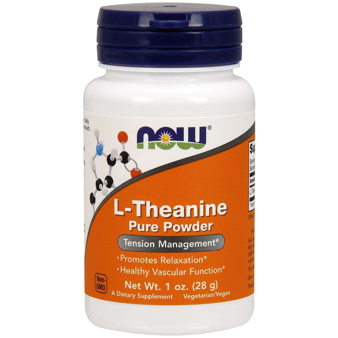 L-Teanina NOW Foods L-Theanine Pure Powder 28 g - Sklep Witaminki.pl