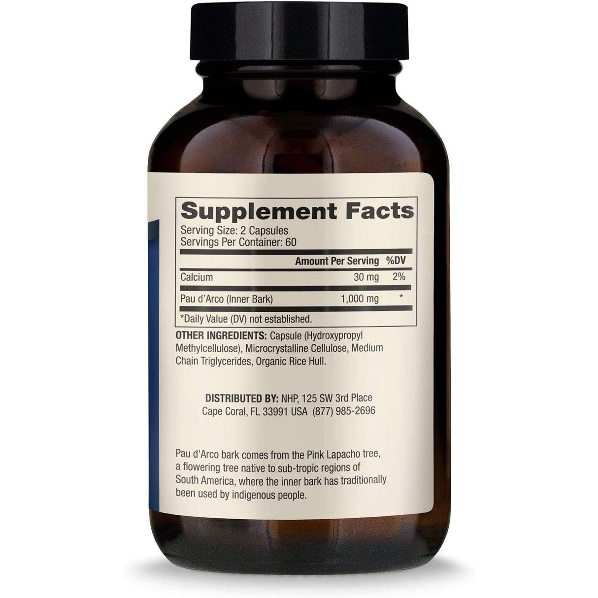 Lapacho Czerwone Dr. Mercola Pau D'Arco 120 caps - Sklep Witaminki.pl