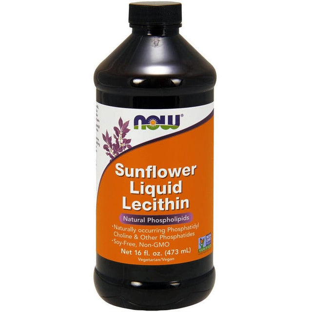 Lecytyna Słonecznikowa NOW Foods Sunflower Lecithin Liquid 473 ml - Sklep Witaminki.pl