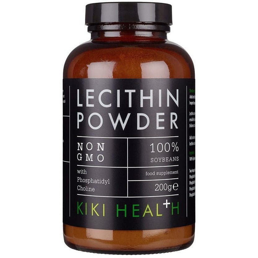 Kiki Health Lecithin Powder Non - GMO 200 g Lecytyna Sojowa - Sklep Witaminki.pl
