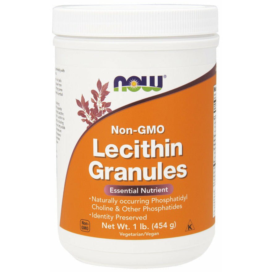 NOW Foods Lecithin granules Non - GMO 454 g Lecytyna Sojowa - Sklep Witaminki.pl