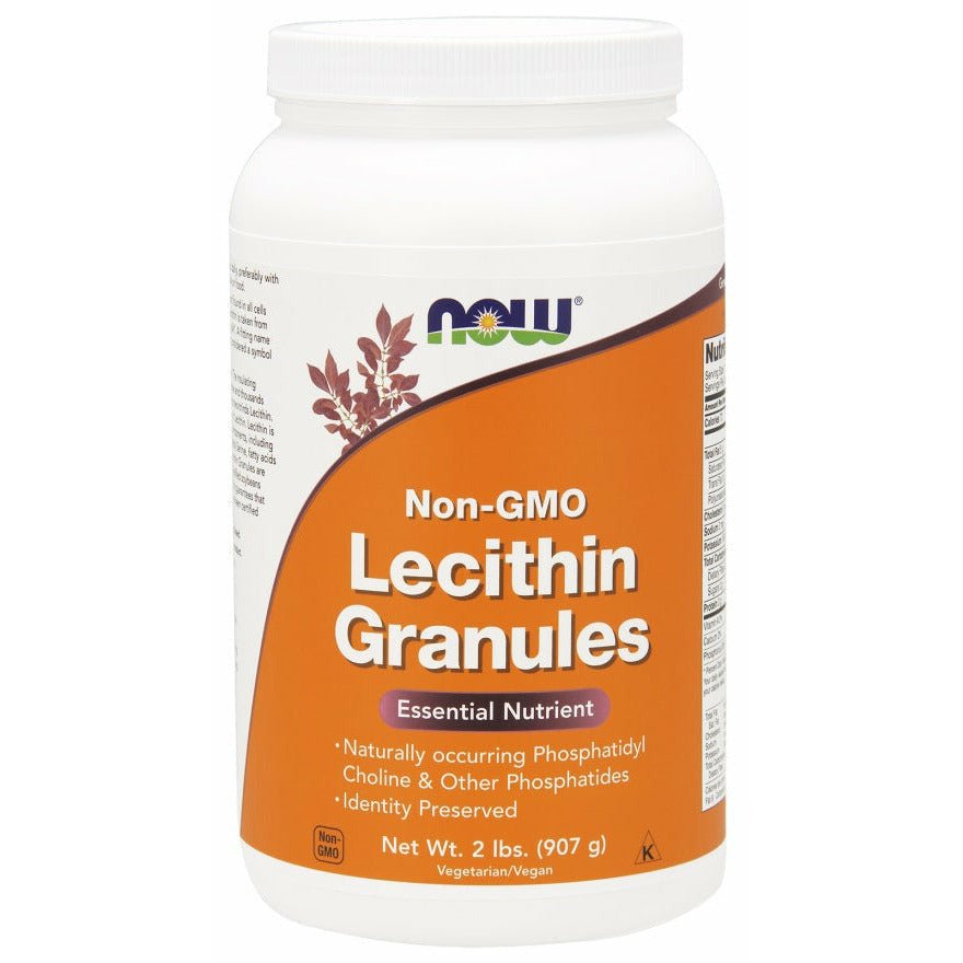 NOW Foods Lecithin granules Non - GMO 907 g Lecytyna Sojowa - Sklep Witaminki.pl