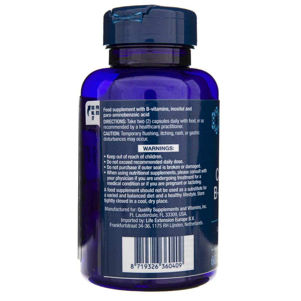 Life Extension Bioactive Complete B - Complex 60 caps Kompleks witamin z grupy B - Sklep Witaminki.pl