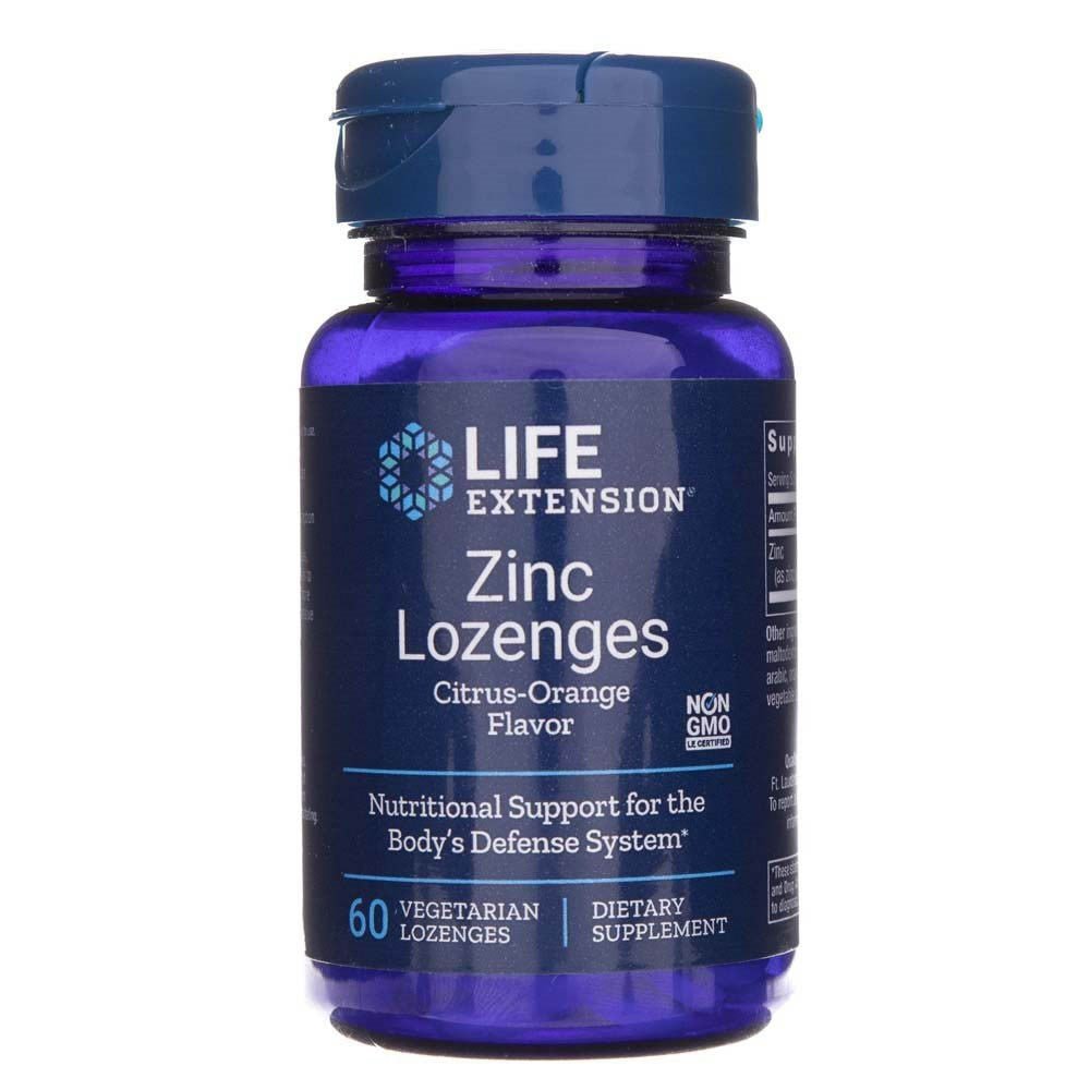 Life Extension Cynk do ssania 60 lozenges Cynk - Sklep Witaminki.pl