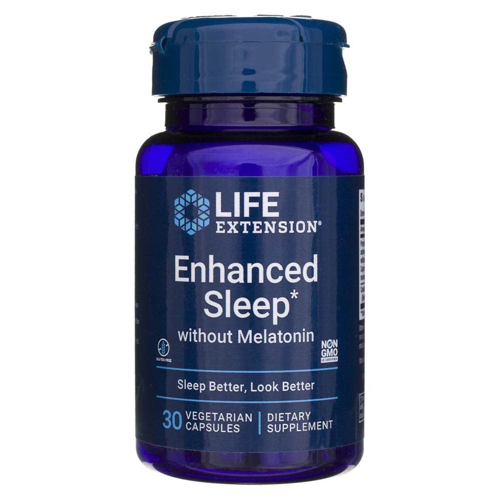 Life Extension Enhanced Sleep without Melatonin 30 caps Kompleks na sen - Sklep Witaminki.pl
