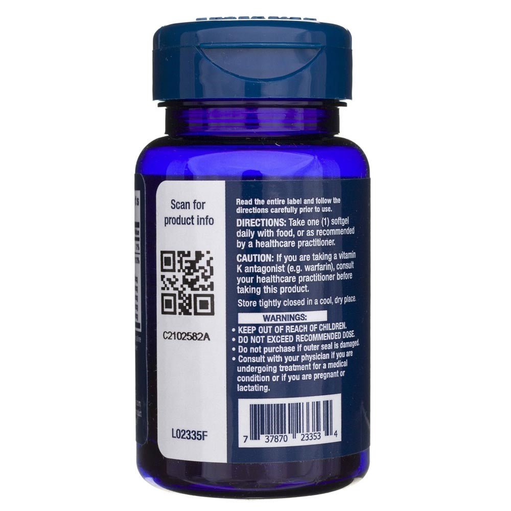 Life Extension Super K Elite 90 caps Witamina K2 - Sklep Witaminki.pl