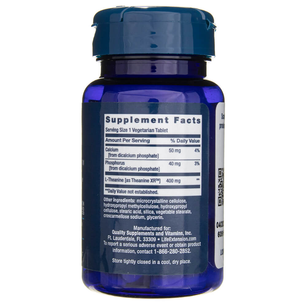 Life Extension Theanine XR™ Stress Relief 90 caps L - Teanina - Sklep Witaminki.pl