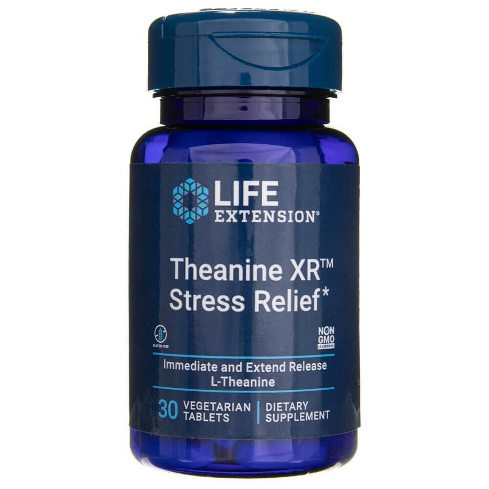 Life Extension Theanine XR™ Stress Relief 90 caps L - Teanina - Sklep Witaminki.pl