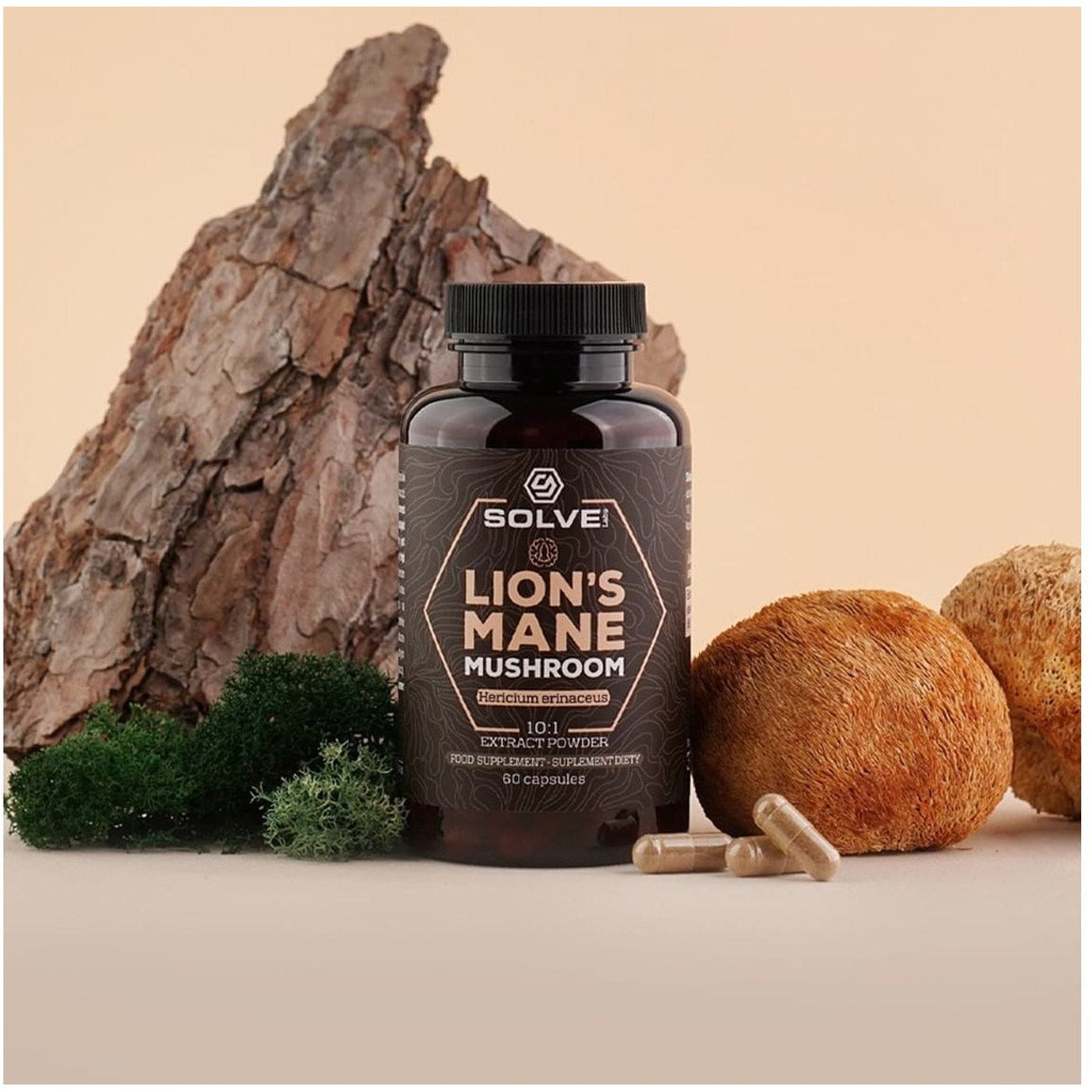 Lion's Mane Solve Labs Lion's Mane 60 caps - Sklep Witaminki.pl