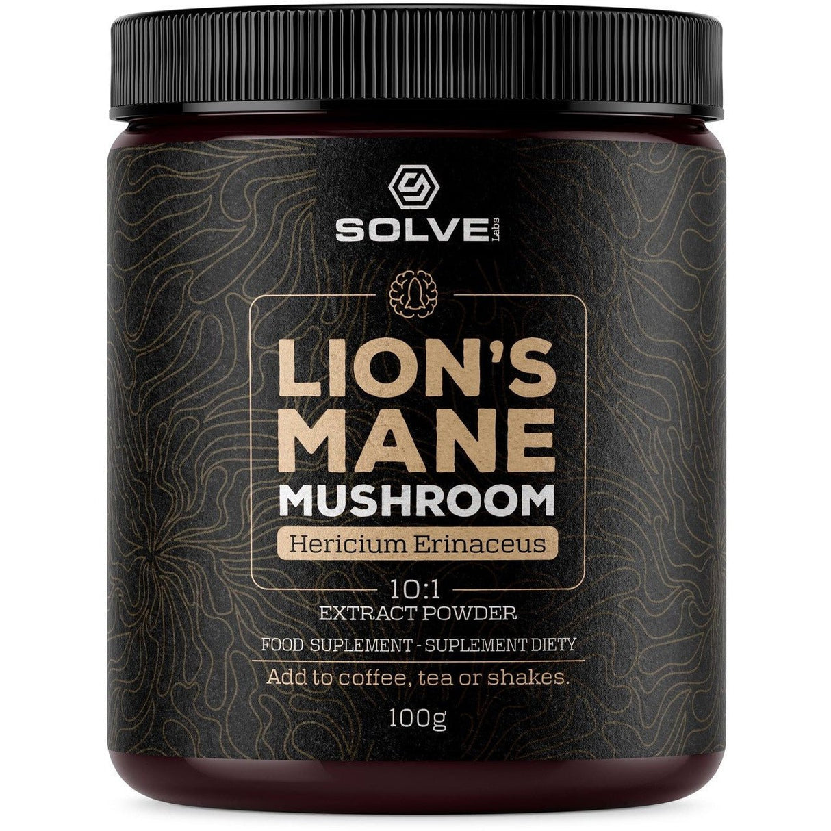 Lion's Mane Solve Labs Lion's Mane Powder 100g - Sklep Witaminki.pl