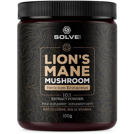 Lion's Mane Solve Labs Lion's Mane Powder 100g - Sklep Witaminki.pl