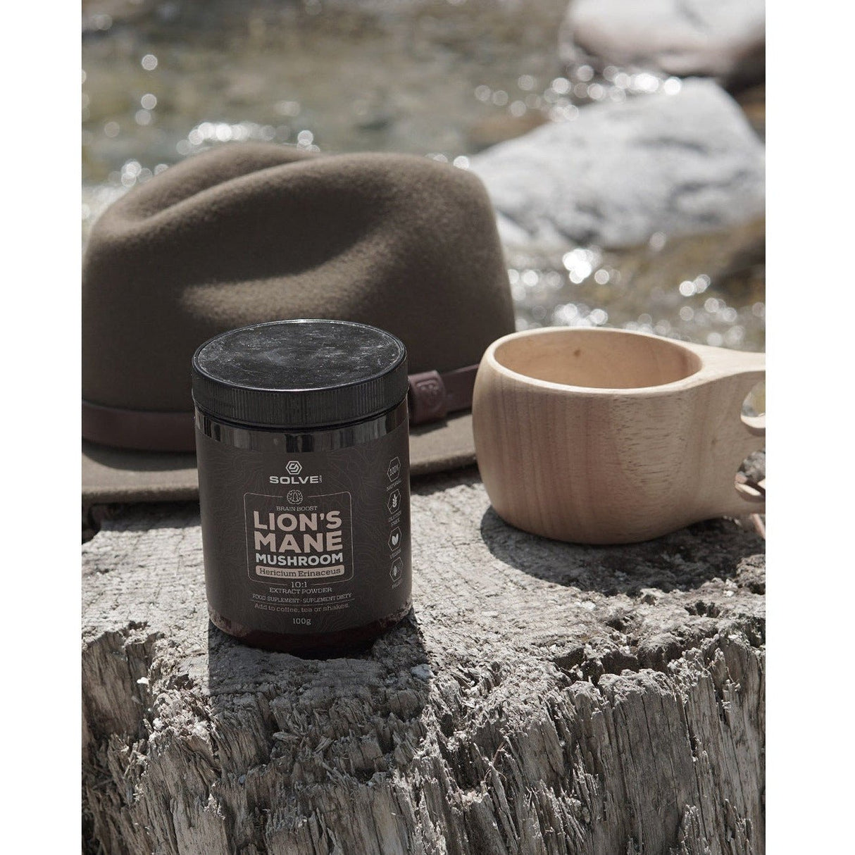 Lion's Mane Solve Labs Lion's Mane Powder 100g - Sklep Witaminki.pl