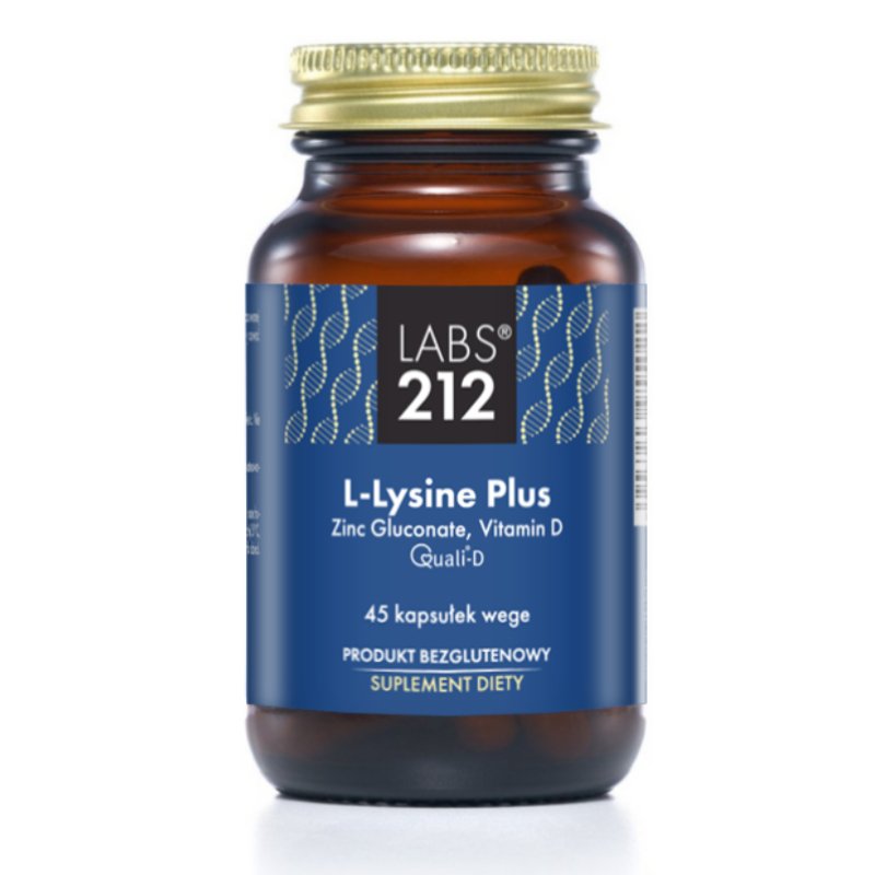 Labs212 L - Lysine PLUS 45 caps Lizyna - Sklep Witaminki.pl
