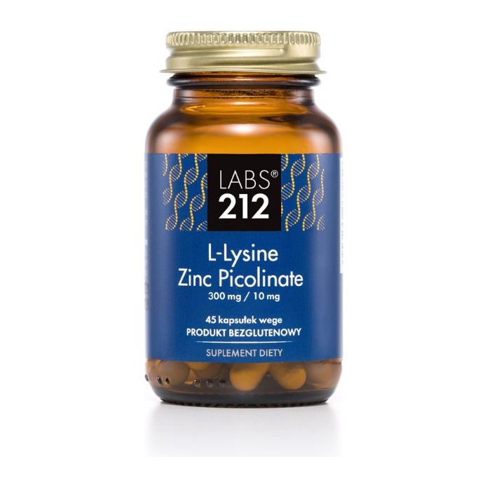 Labs212 L - Lysine Zinc Picolinate 45 caps Lizyna - Sklep Witaminki.pl