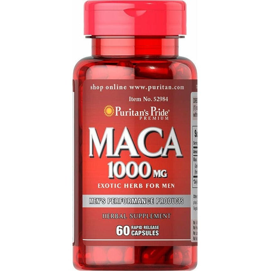 Puritan's Pride MACA Extract 1000 mg 60 caps Maca - Sklep Witaminki.pl