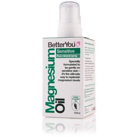 BetterYou Magnesium Oil Sensitive 100 ml Magnez - Sklep Witaminki.pl