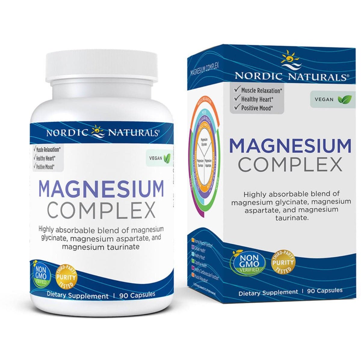 Nordic Naturals Magnesium Complex 90 caps Magnez - Sklep Witaminki.pl